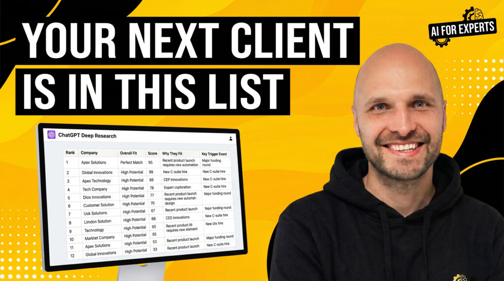 How to Find New Clients with ChatGPT’s Deep Research