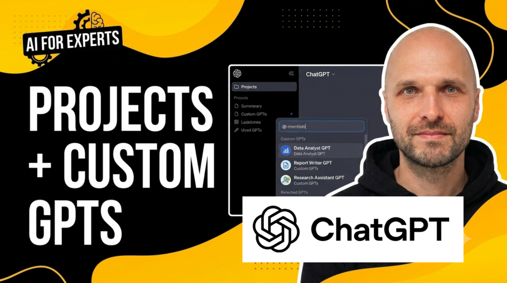 How to Combine Custom GPTs with ChatGPT Projects